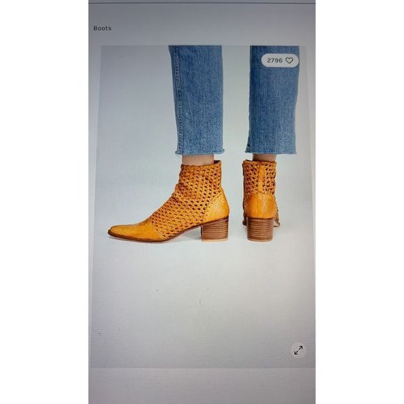 BRAND new in box, Free People In The Loop Woven Boot, in Tan, size 39.5 - Picture 3 of 11